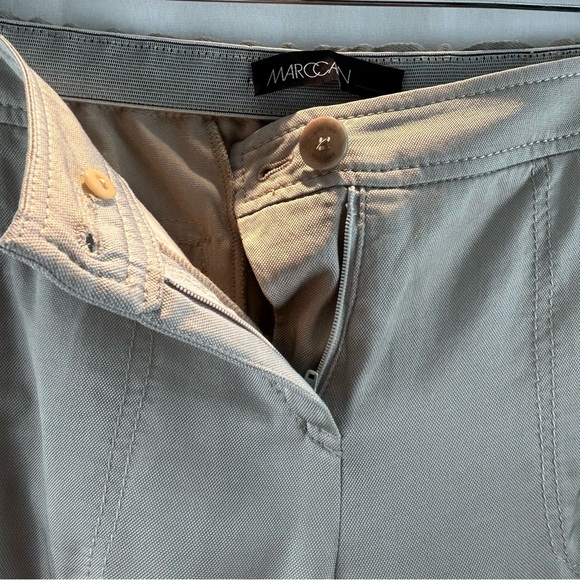 Marc Cain Beige Wide Leg Pant 6 - Picture 4 of 10